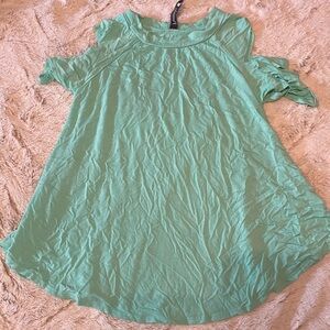 Mint Green Ruffle Sleeve Top